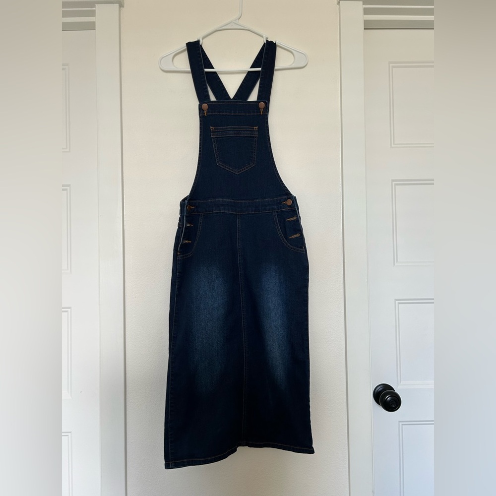 Denim skirt jumpsuit